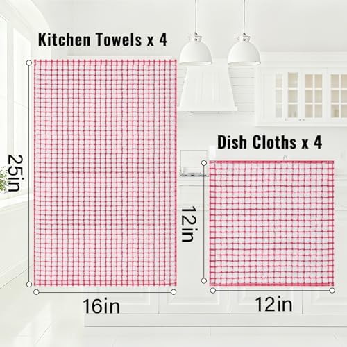 Homaxy Kitchen Towels and Dishcloths Set - Image 3