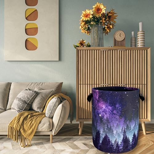 Galaxy Laundry Hamper Laundry Basket Oxford Cloth Hamper18.9x16.5Inch - Image 7