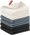 Nialnant 6 Pack Kitchen Hand Towels, 100% Cotton Dish Towels by Nialnant
