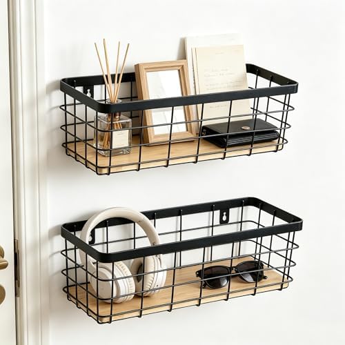 ShabbyDecor Metal Wire Basket for Kitchen Cabinets - Image 5