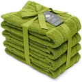 100% Cotton Terry Dish Towels, 4 Pack Plain, 16 x26 Inches, Super Soft and by Ecotribe