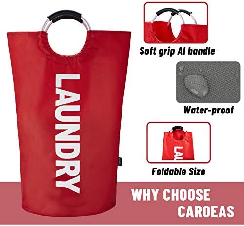 Caroeas 90L Laundry Basket, Waterproof Laundry Hamper, Laundry Bag - Image 4