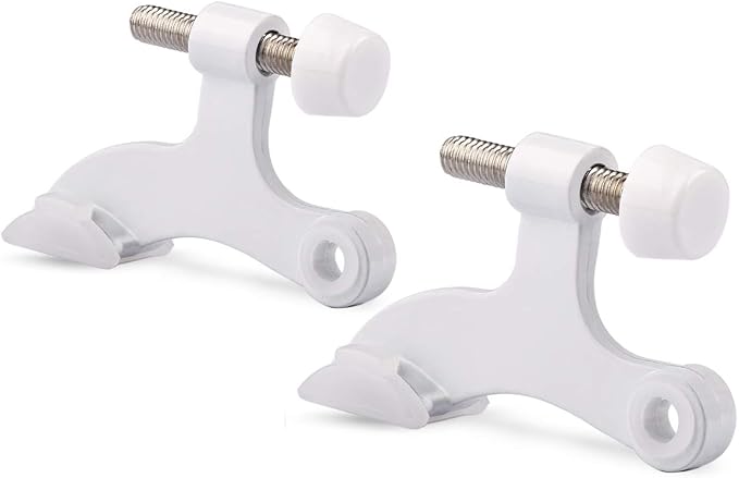 2 Pack Hinge Pin Door Stopper White by KOVOSCH