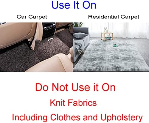 Carpet Pet Hair Remover, Portable Wooden Handle Lint Roller, Carpet Brush - Image 4