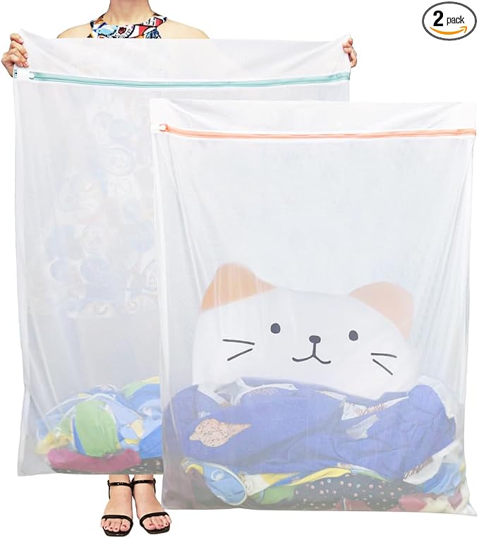 Tenn Well 2Pk 43x35" Extra Large Mesh Laundry Bags Jumbo by TennWell