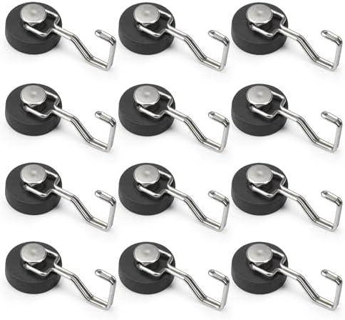 Rare Earth Strong Magnetic Hooks, Waterproof Rubber Coated Magnetic Hooks by DUGUJIUJIAN