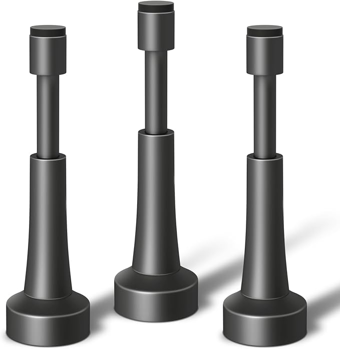 3PCS Spring Door Stoppers for Wall by brieieziy