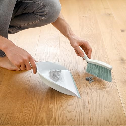 Mini Broom and Dustpan Set Small Dust pan & Brush Set Portable Cleaning Tools - Image 2