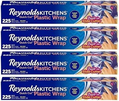 Reynolds Kitchens Quick Cut Plastic Wrap, 225 Sq Ft by ReynoldsConsumerProducts