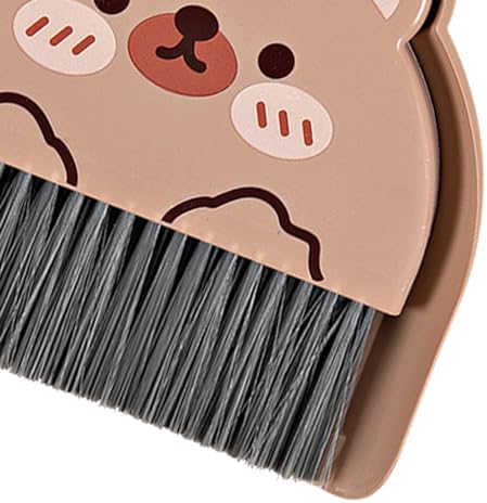 Mini Dustpan and Brush Set, Cartoon Portable Cleaning Broom - Image 7