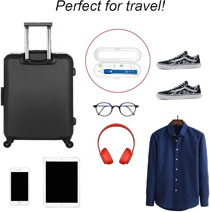 Nincha Portable Replacement Plastic Electric Toothbrush Travel Case - Image 7