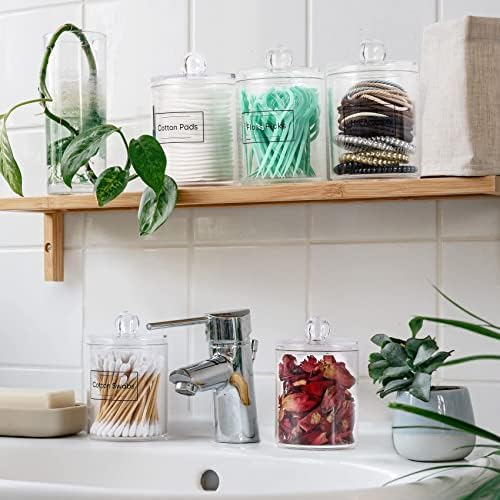 6 Pack Acrylic Qtip Holder Dispenser - Image 5