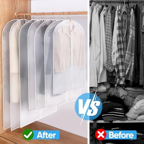 BALEINE 6PK Garment Bags for Hanging Clothes - Image 6