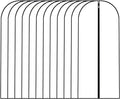 Garment Bags for Hanging Clothes 12 PCS Transparent Dress Bag for Traveling by HomeClean