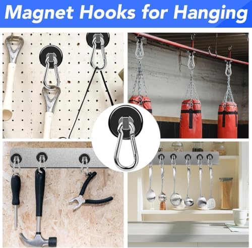 LOVIMAG Magnetic Hooks 70 LBS Strong Magnets Cruise 12Pack Magnet - Image 6