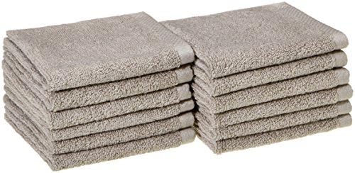 Amazon Basics 100% Cotton Washcloths by AmazonBasics