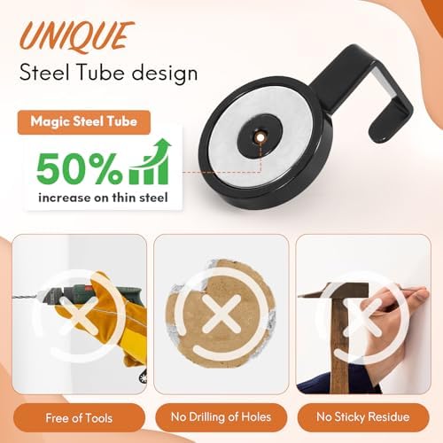 Neosmuk Magnetic Hooks Steel Tube Design - Image 3