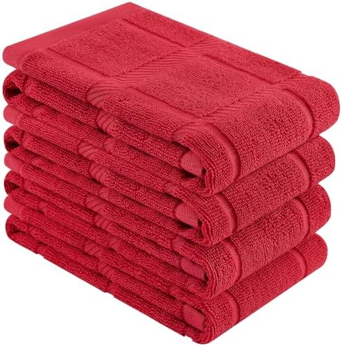 Homaxy 100% Cotton Kitchen Towels 18"x28", 4 Pack Dish Towels by Homaxy