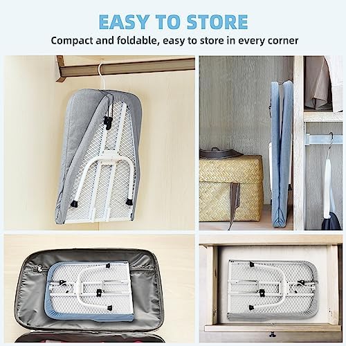 STORAGE MANIAC Tabletop Ironing Board, Small Iron Pad - Image 4