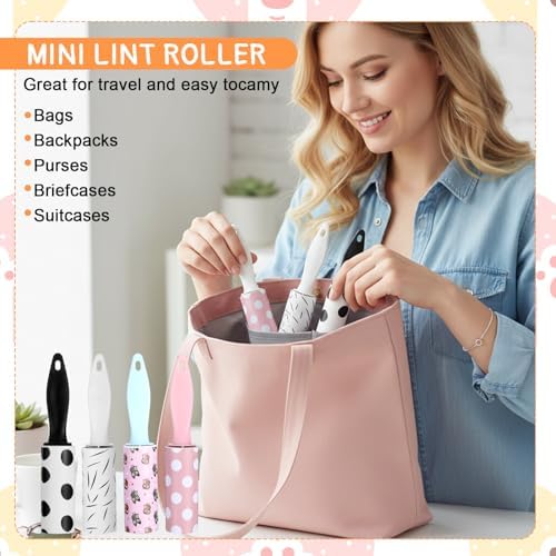 8pcs Mini Lint Roller for Travel, Travel Lint Roller Mini Small Lint Rollers - Image 4