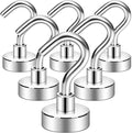 Neosmuk Magnetic Hooks for Cruise Cabins, 30lb Heavy Duty, 6 Pack by Neosmuk