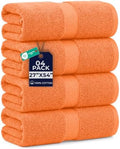 DAN RIVER 600 GSM Cotton Large Bath Towels Set of 4, 27 x 54 Inches by DanRiver