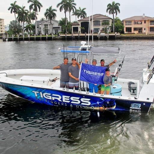Tigress Large Stainless Steel Cup Insert, Boat Cup Holder Designed to fit Both 20oz & 30oz Tumblers, Marine Grade Steel