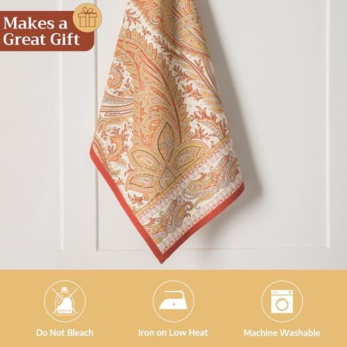 Maison d' Hermine Kitchen Towels Set of 2 Reusable 100% Cotton 27.50" x 20" - Image 5