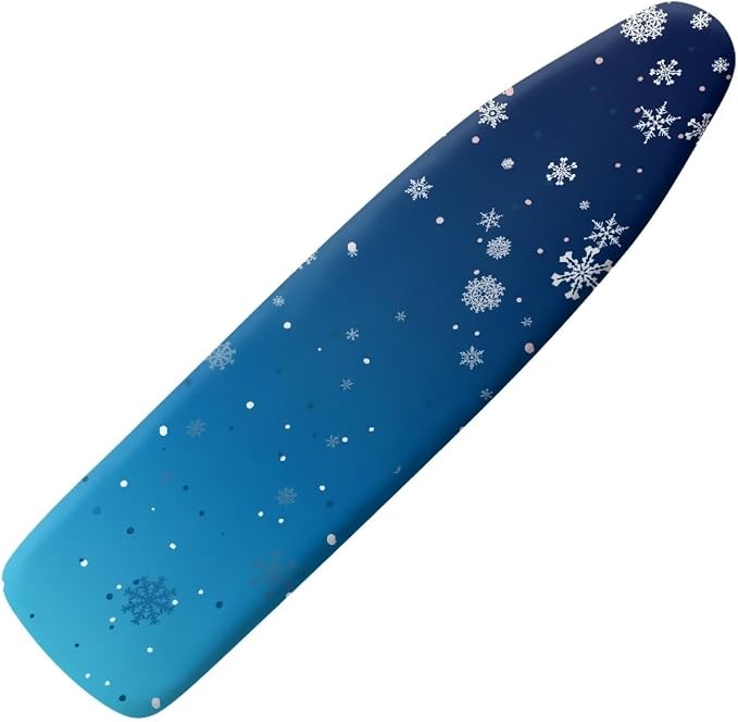 Blue Snowflake Ironing Board Cover Table Top Home Decoration Heavy Duty Padded by Tomeusey