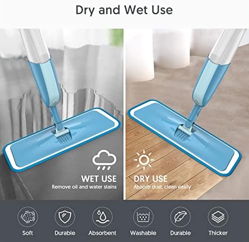Washable Microfiber Mop Pads for Swiffer PowerMop: Wet Mop Refills 7 Pack - Image 3