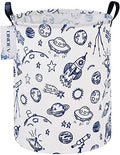 Round collapsible Large Space Rocket Laundry Hamper by ONOEV