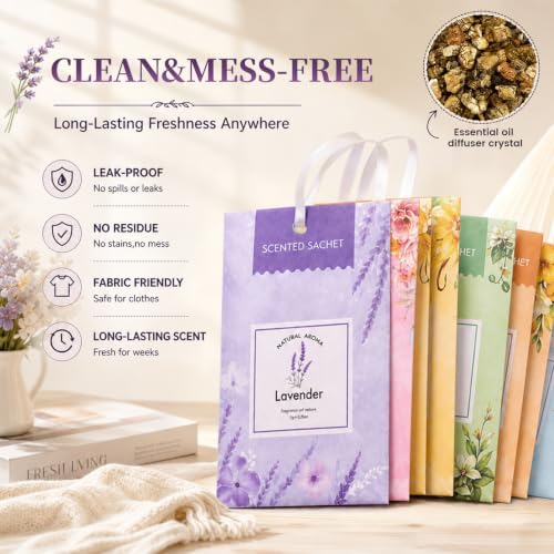 18 Pack Assorted Scented Sachets - Image 3