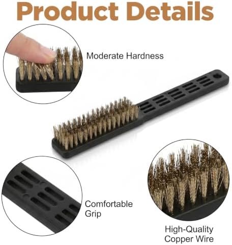 2 Pack Wire Shoe Brush Deep Cleaning Wire Bowling Brush - Image 5