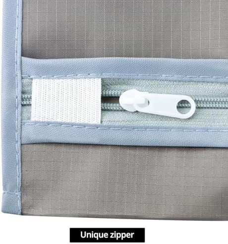 QWORK Hanging Laundry Hamper Bag, 2 Pack Over the Door Laundry Bag - Image 5