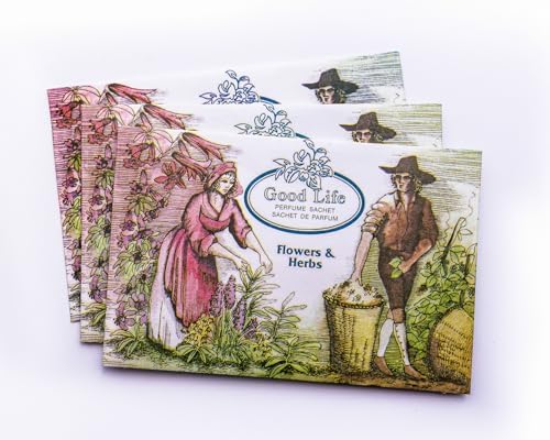 Good Life Flowers & Herbs Scented Sachets | Designed in New Zealand | 12 Sachets - Image 3