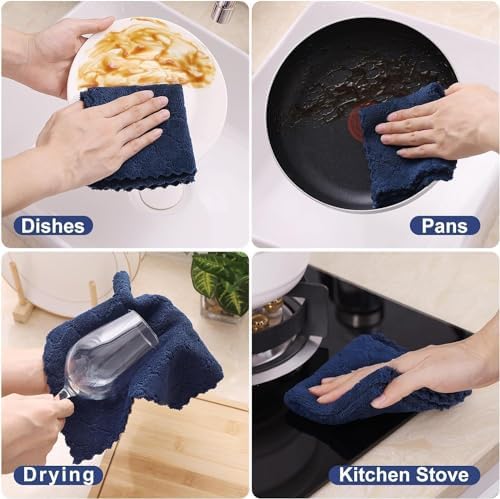 Homaxy 18 Pack Super Soft Absorbent Dish Cloths - Image 5