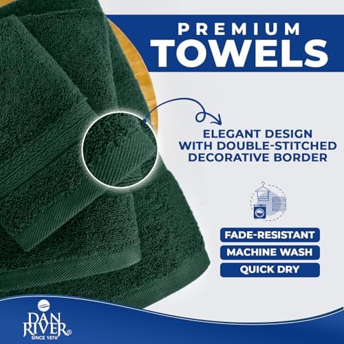 DAN RIVER 8 Piece Luxury Bath Towels - Image 6