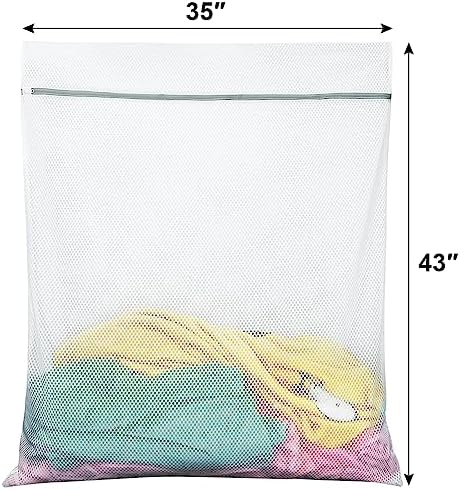Vivifying Mesh Laundry Bags, 2 Pack XXXL Extra Large Honeycomb Laundry Bags - Image 2