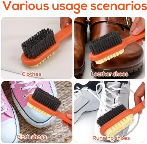 Suede Shoes Brush, 2 Way Suede Nubuck Cleaning Rubber Brush Eraser - Image 5