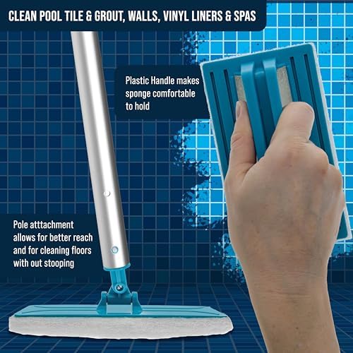 U.S. Pool Supply Hand-Held & Pool Pole Attachment Scrub Brushes - Image 5