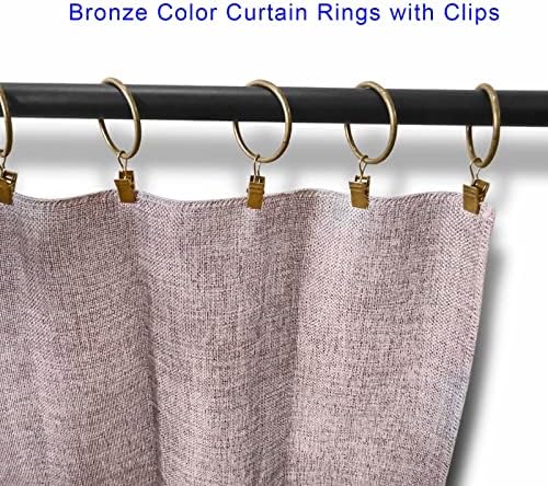 LLPJS 40 Pack Metal Curtain Rings - Image 5