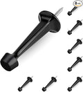 HOMOTEK 8 Pack Heavy Duty Solid Rigid Door Stop by HOMOTEK
