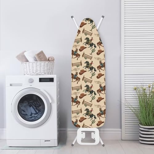 Western Cowboy Horse Ironing Board Cover and Pad Standard Size Iron Board - Image 3