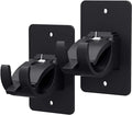 2 Pieces Self Adhesive Curtain Rod Bracket, Universal Plastic Curtain Rod by Wabboreq