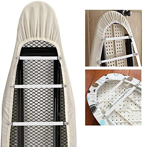 Goodtimes Ironing Board Cover Clips, Adjustable Ironing Board Pad Braces - Image 4