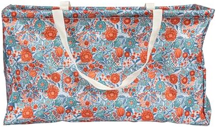 Household Essentials Flower Print Krush Container All-Purpose Utility Tote - Image 7