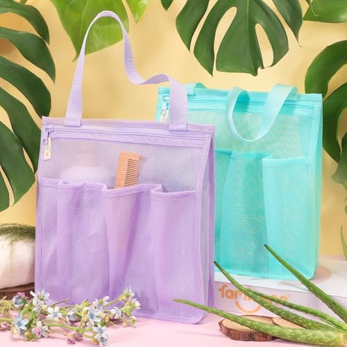 famichan Portable Mesh Shower Caddy, Gym Travel Camp Dorm Room Essentials - Image 5