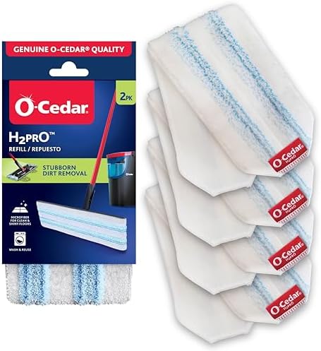 O-Cedar Genuine H2prO Mop Pad Replacement | Microfiber Refill | Machine by Unknown