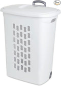 Sterilite Ultra Wheeled Hamper, Laundry Basket w/Flip-Top Lid by Sterilite
