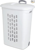 Sterilite Ultra Wheeled Hamper, Laundry Basket w/Flip-Top Lid by Sterilite